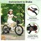 Green Metal Kids Bike with Dual Brakes, Training Wheels and Basket Perfect for Children's